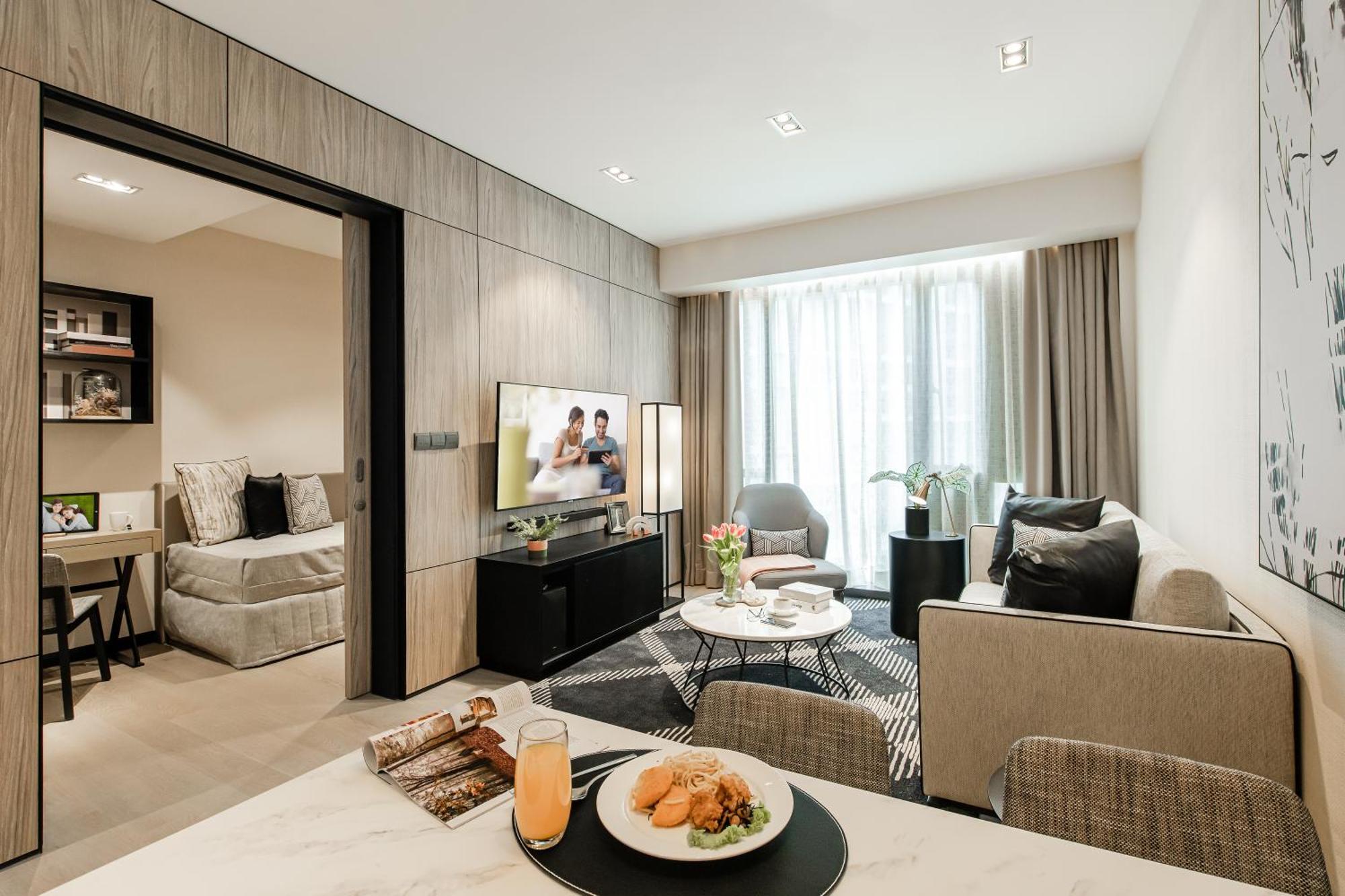 Hotel Ascott Star Klcc Kuala Lumpur Exteriér fotografie A typical apartment at The Ritz-Carlton, Century City